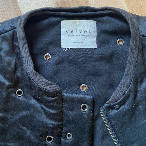 Puffer bomber jacket, by Velvet, size S - Picture 3 of 4